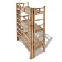 Estantería de bambú con 3 niveles para plantas de vidaXL, Soportes para macetas - Ref: Foro24-41494, Precio: 83,80 €, Descuen...