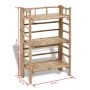 3-stufiges Pflanzenregal aus Bambus von vidaXL, Topfständer - Ref: Foro24-41494, Preis: 87,51 €, Rabatt: %