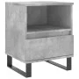 Mesita de noche madera de ingeniería gris hormigón 40x35x50 cm de , Mesitas de noche - Ref: Foro24-830644, Precio: 53,14 €, D...