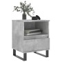 Concrete gray engineered wood bedside table 40x35x50 cm by , Nightstands - Ref: Foro24-830644, Price: 53,89 €, Discount: %