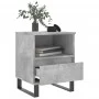 Mesita de noche madera de ingeniería gris hormigón 40x35x50 cm de , Mesitas de noche - Ref: Foro24-830644, Precio: 53,14 €, D...