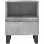 Mesita de noche madera de ingeniería gris hormigón 40x35x50 cm de , Mesitas de noche - Ref: Foro24-830644, Precio: 53,14 €, D...