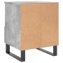 Mesita de noche madera de ingeniería gris hormigón 40x35x50 cm de , Mesitas de noche - Ref: Foro24-830644, Precio: 53,14 €, D...