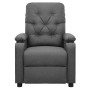 Sillón elevable tela gris claro
