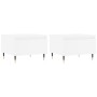 Couchtische 2 Stk. Holzwerkstoff weiß 50x46x35 cm von , Couchtisch - Ref: Foro24-830845, Preis: 57,11 €, Rabatt: %