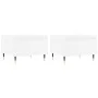 Mesas de centro 2 uds madera de ingeniería blanco 50x46x35 cm de , Mesas de centro - Ref: Foro24-830845, Precio: 56,62 €, Des...