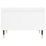 Mesas de centro 2 uds madera de ingeniería blanco 50x46x35 cm de , Mesas de centro - Ref: Foro24-830845, Precio: 57,05 €