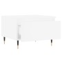 Couchtische 2 Stk. Holzwerkstoff weiß 50x46x35 cm von , Couchtisch - Ref: Foro24-830845, Preis: 57,11 €, Rabatt: %