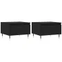 Mesas de centro 2 uds madera de ingeniería negro 50x46x35 cm de , Mesas de centro - Ref: Foro24-830847, Precio: 56,62 €, Desc...