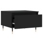 Mesas de centro 2 uds madera de ingeniería negro 50x46x35 cm by , Coffee table - Ref: Foro24-830847, Price: 57,11 €, Discount: %