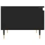 Mesas de centro 2 uds madera de ingeniería negro 50x46x35 cm de , Mesas de centro - Ref: Foro24-830847, Precio: 56,62 €, Desc...