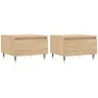 Coffee tables 2 pcs engineered wood Sonoma oak 50x46x35cm by , Coffee table - Ref: Foro24-830851, Price: 54,63 €, Discount: %