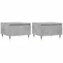 Mesas centro 2 uds madera ingeniería gris hormigón 50x46x35 cm de , Mesas de centro - Ref: Foro24-830853, Precio: 54,93 €, De...