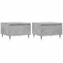 Mesas centro 2 uds madera ingeniería gris hormigón 50x46x35 cm de , Mesas de centro - Ref: Foro24-830853, Precio: 55,43 €, De...