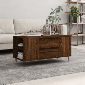 Couchtisch aus eichenbraunem Holzwerkstoff, 102 x 44,5 x 50 cm von , Couchtisch - Ref: Foro24-831003, Preis: 81,34 €, Rabatt: %