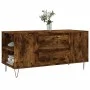Smoked oak engineered wood coffee table 102x44.5x50 cm by , Coffee table - Ref: Foro24-831001, Price: 74,97 €, Discount: %