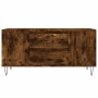 Couchtisch aus geräuchertem Eichenholzwerkstoff, 102 x 44,5 x 50 cm von , Couchtisch - Ref: Foro24-831001, Preis: 75,89 €, Ra...