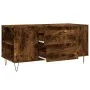 Couchtisch aus geräuchertem Eichenholzwerkstoff, 102 x 44,5 x 50 cm von , Couchtisch - Ref: Foro24-831001, Preis: 74,96 €, Ra...