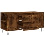 Couchtisch aus geräuchertem Eichenholzwerkstoff, 102 x 44,5 x 50 cm von , Couchtisch - Ref: Foro24-831001, Preis: 75,89 €, Ra...
