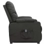 Sillón elevable tela gris oscuro