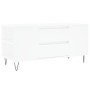 White engineered wood coffee table 102x44.5x50 cm by , Coffee table - Ref: Foro24-830996, Price: 78,69 €, Discount: %
