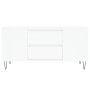 White engineered wood coffee table 102x44.5x50 cm by , Coffee table - Ref: Foro24-830996, Price: 78,69 €, Discount: %