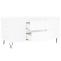 White engineered wood coffee table 102x44.5x50 cm by , Coffee table - Ref: Foro24-830996, Price: 78,69 €, Discount: %