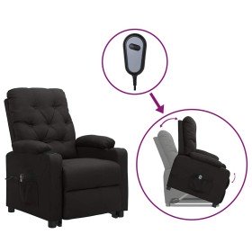 Sillón elevable tela negro Sillón elevable tela negro