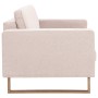 3-Sitzer-Sofa aus cremefarbenem Stoff von , Sofas - Ref: Foro24-281382, Preis: 407,06 €, Rabatt: %