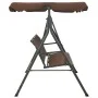 Garden rocking bench with brown awning by vidaXL, Garden rockers - Ref: Foro24-41422, Price: 190,35 €, Discount: %