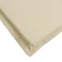 Beige Oxford fabric sun lounger cushion 186x58x3 cm by , Cushions for chairs and sofas - Ref: Foro24-314161, Price: 51,56 €, ...