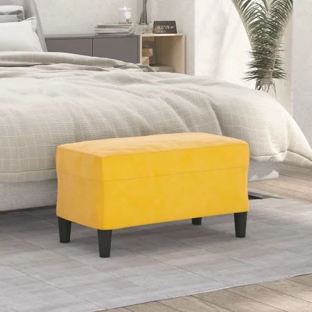 Gelbe Samtbank 70x35x41 cm von , Banken - Ref: Foro24-349403, Preis: 48,48 €, Rabatt: %