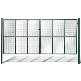 Verja mallada para el jardín, 415 x 225 cm / 400 x 175 cm de vidaXL, Puertas de jardín - Ref: Foro24-141392, Precio: 643,79 €...