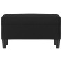 Banco de cuero sintético negro 70x35x41 cm de , Bancos - Ref: Foro24-349391, Precio: 52,04 €, Descuento: %