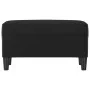 Schwarze Kunstlederbank 70x35x41 cm von , Banken - Ref: Foro24-349391, Preis: 51,43 €, Rabatt: %