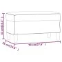Schwarze Kunstlederbank 70x35x41 cm von , Banken - Ref: Foro24-349391, Preis: 51,43 €, Rabatt: %