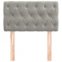 Light gray velvet headboard 80x7x78/88 cm by , Headboards and footboards - Ref: Foro24-346306, Price: 40,76 €, Discount: %