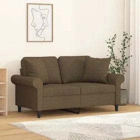 Decorative cushions 2 pcs brown fabric 40x40 cm by , Cushions - Ref: Foro24-349474, Price: 22,17 €, Discount: %