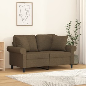 Dekokissen 2 Stück brauner Stoff 40x40 cm von , Kissen - Ref: Foro24-349474, Preis: 22,42 €, Rabatt: %