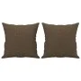 Decorative cushions 2 pcs brown fabric 40x40 cm by , Cushions - Ref: Foro24-349474, Price: 22,17 €, Discount: %