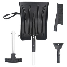 3-in-1-Schneeschaufel-Set aus schwarzem Aluminium von , Schneeschaufeln - Ref: Foro24-364824, Preis: 26,85 €, Rabatt: %