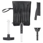 3-in-1-Schneeschaufel-Set aus schwarzem Aluminium von , Schneeschaufeln - Ref: Foro24-364824, Preis: 28,70 €, Rabatt: %