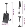 3-in-1-Schneeschaufel-Set aus schwarzem Aluminium von , Schneeschaufeln - Ref: Foro24-364824, Preis: 28,70 €, Rabatt: %