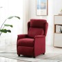 Sillón reclinable Rojo vino tinto 67.5 x 93.5 x 101.5 cm tela