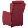 Sillón reclinable Rojo vino tinto 67.5 x 93.5 x 101.5 cm tela