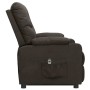 Sillón elevable tela gris taupe