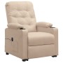 Sillón elevable tela crema
