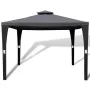 Gazebo with roof 3x3 m dark gray by vidaXL, Tents and gazebos - Ref: Foro24-41451, Price: 243,59 €, Discount: %