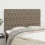 Headboards 4 units taupe gray fabric 72x7x78/88 cm by , Headboards and footboards - Ref: Foro24-3116670, Price: 147,03 €, Dis...