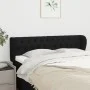 Cabecero de tela negro 147x23x78/88 cm de , Cabeceros y pies de cama - Ref: Foro24-3117480, Precio: 74,95 €, Descuento: %